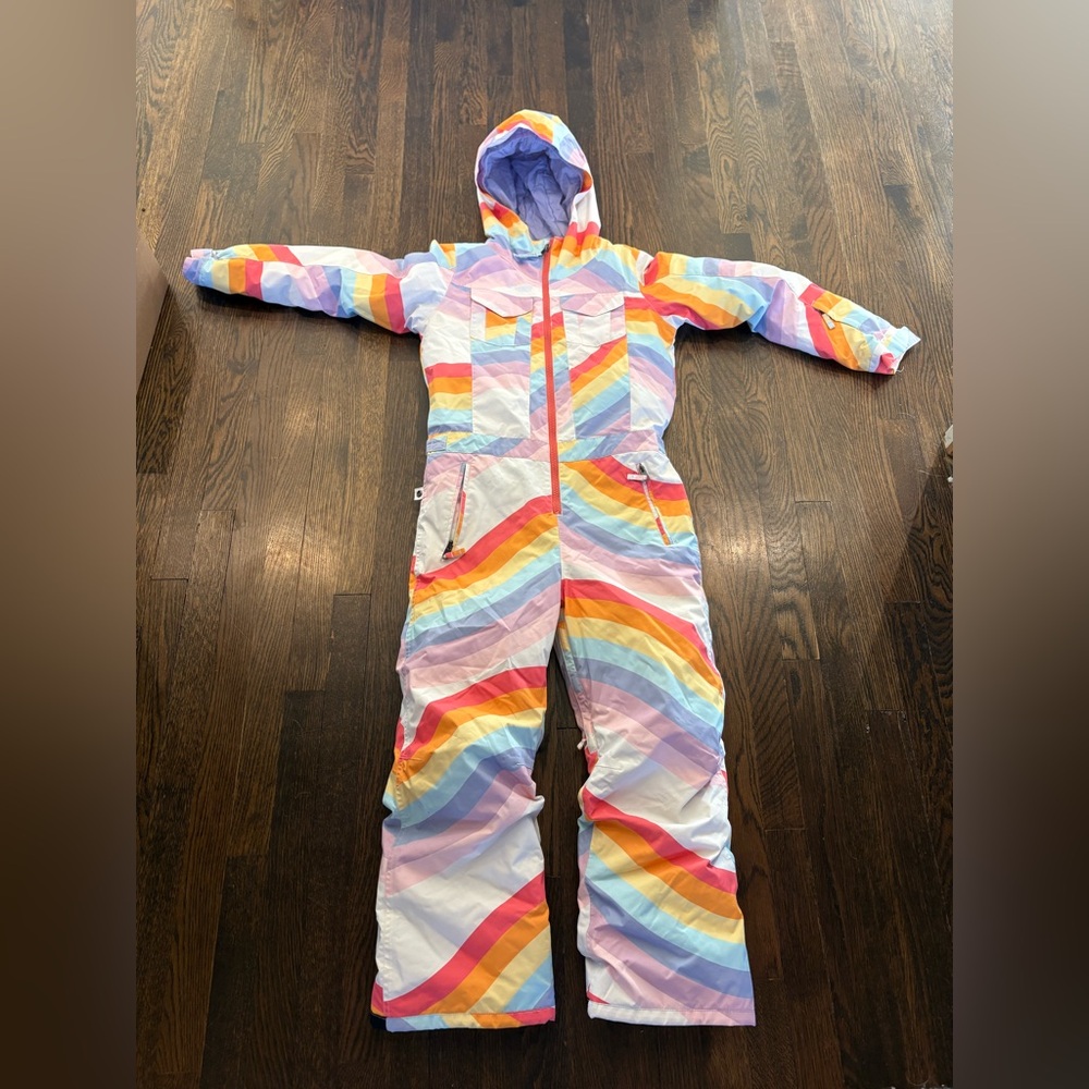 Burton Game One Piece Snowsuit in Rainbow - M